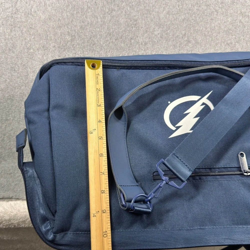Tampa Bay Lightning Heritage Style Duffle Bag HitPromo Travel Gym Laptop